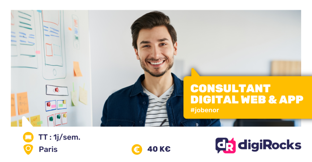 consultant digital web app 40k paris
