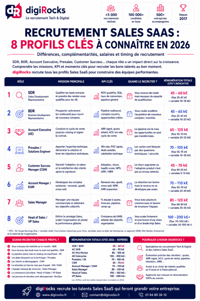Recrutement Sales SaaS