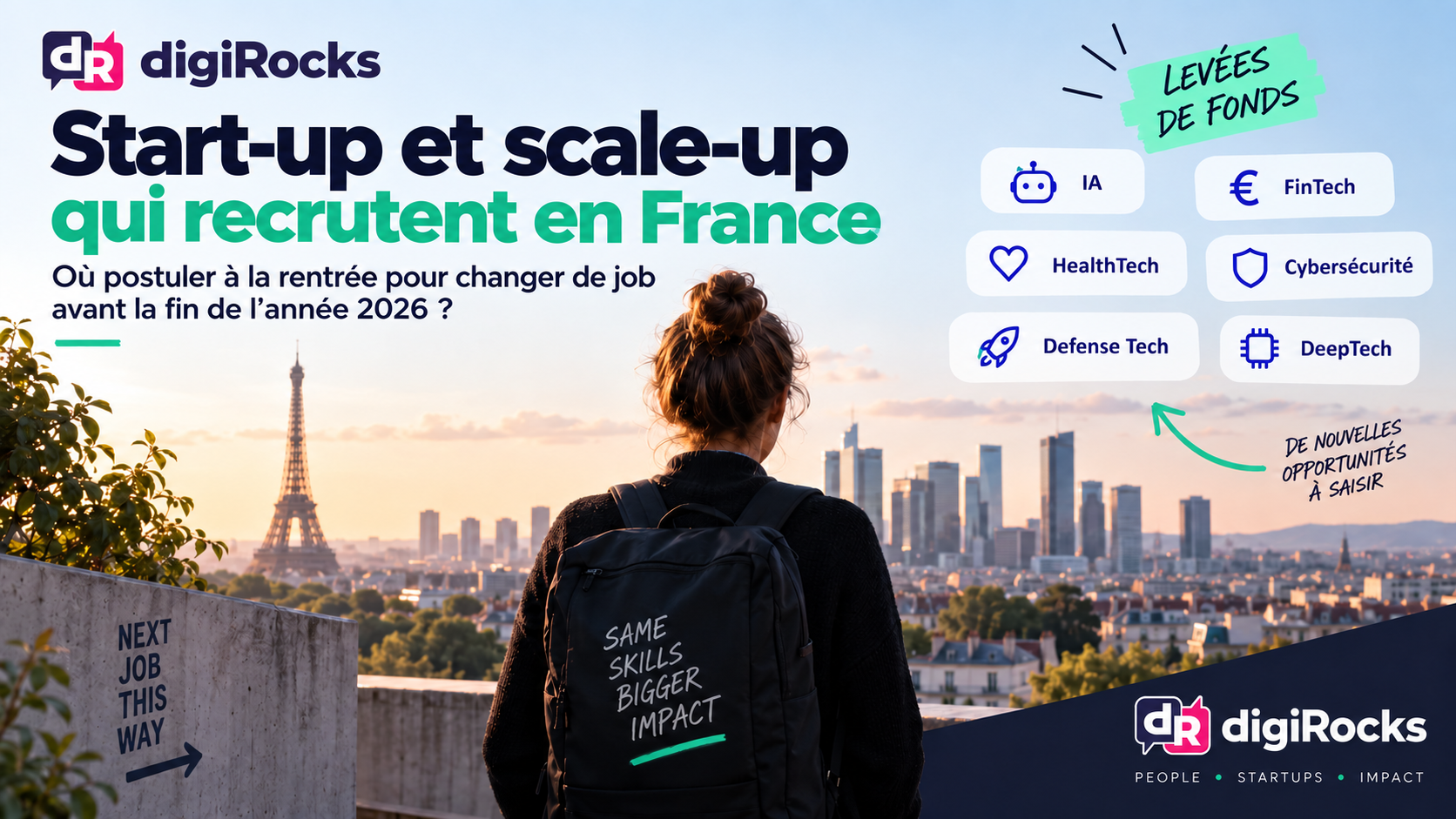 Cabinet De Recrutement Tech &Amp; Digital - Digirocks 12 Start-up qui recrutent en France en 2026